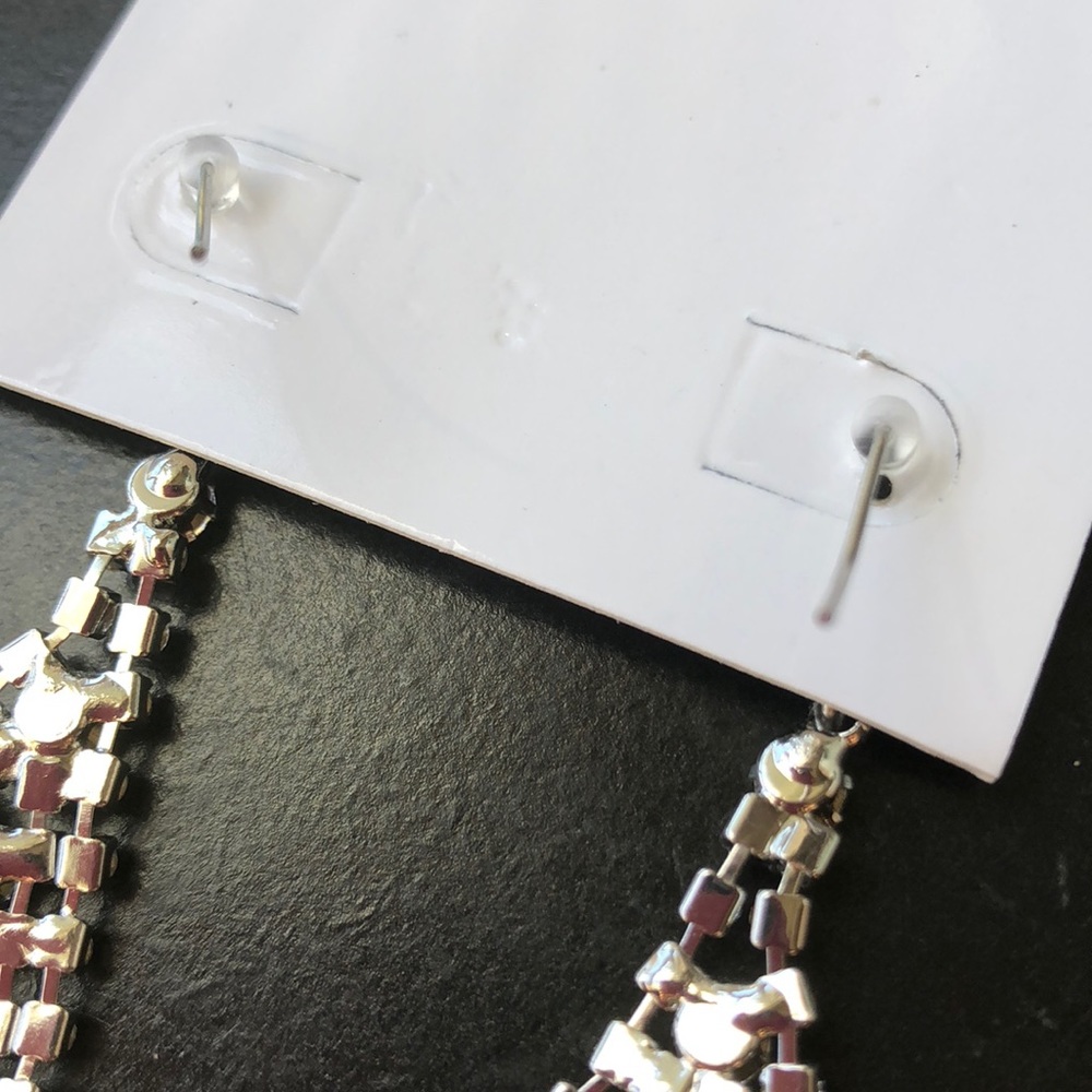 Day to Night Sparkling hook-back stone Earrings - Picture 7 of 8